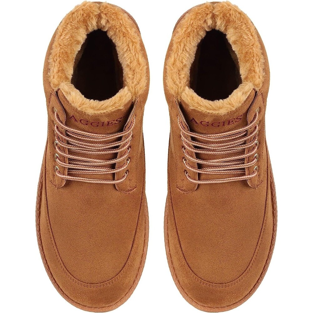 Texas A & M  Boots - Size 9 Men FOCO  Brand New Brown Hi Top Moccasin Boot NCAA - Picture 2 of 3